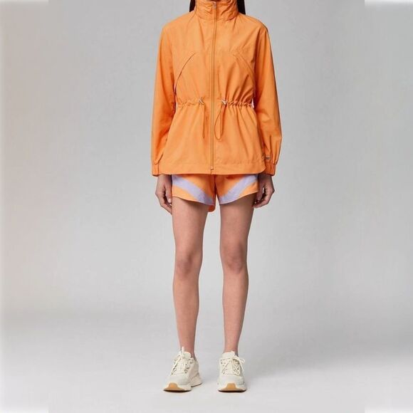 SOIA&KYO Neiman Marcus Raven Hooded Anorak Lined Rain Jacket M NWT $295 - Picture 2 of 13